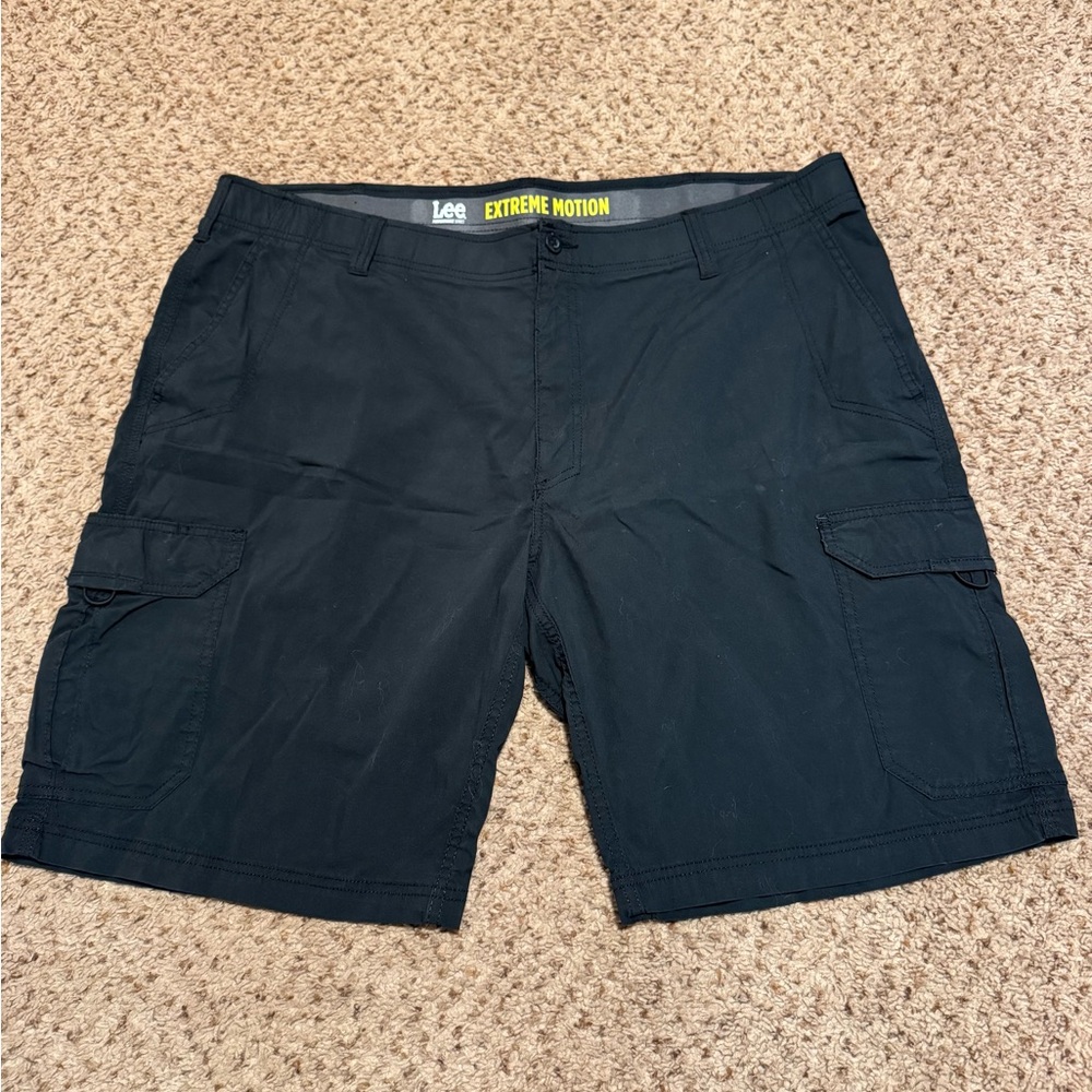 Lee Men's Black Cargo Shorts